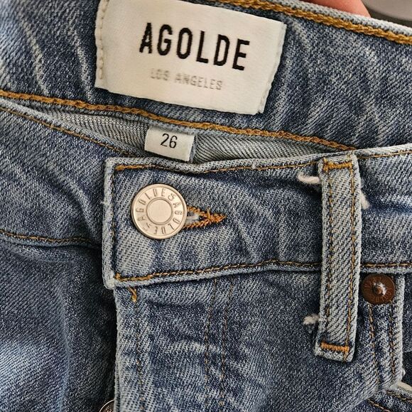 Agolde Nico High Rise Slim Fit Size 26 - Picture 6 of 9